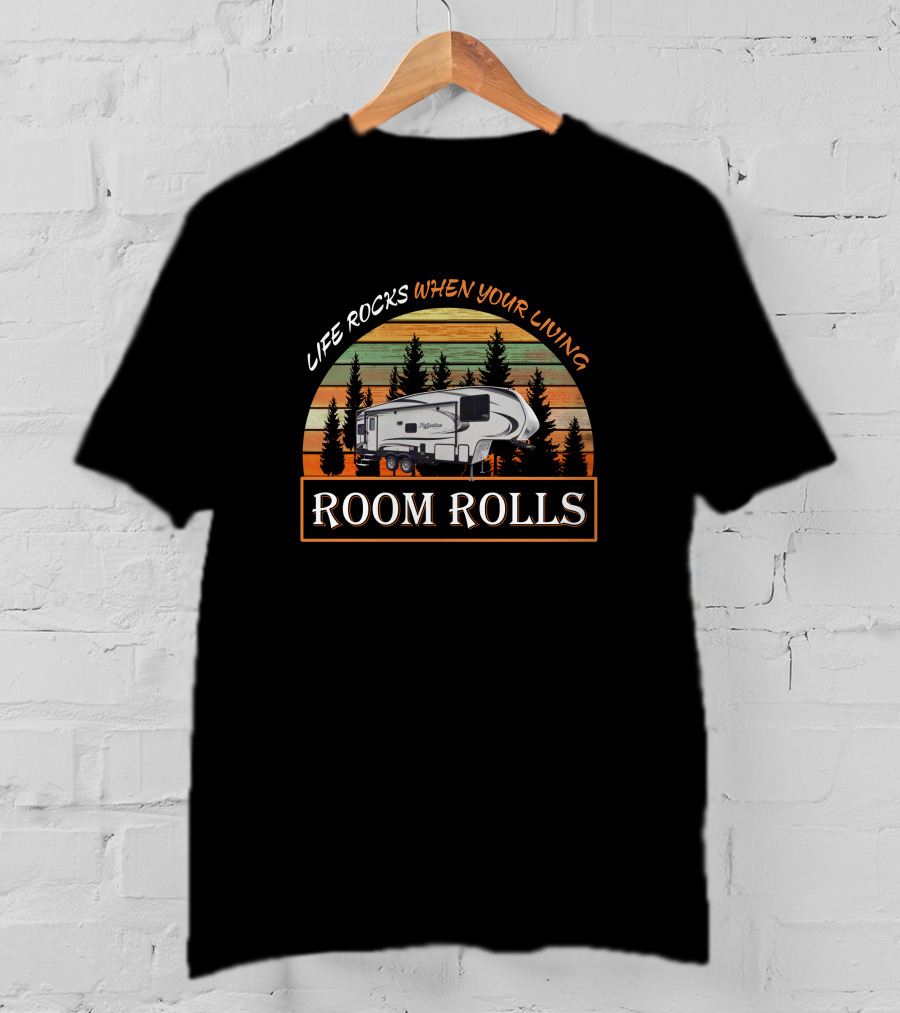 Life Rocks When Your Living Room Rolls Reflection 230Rl T-Shirt