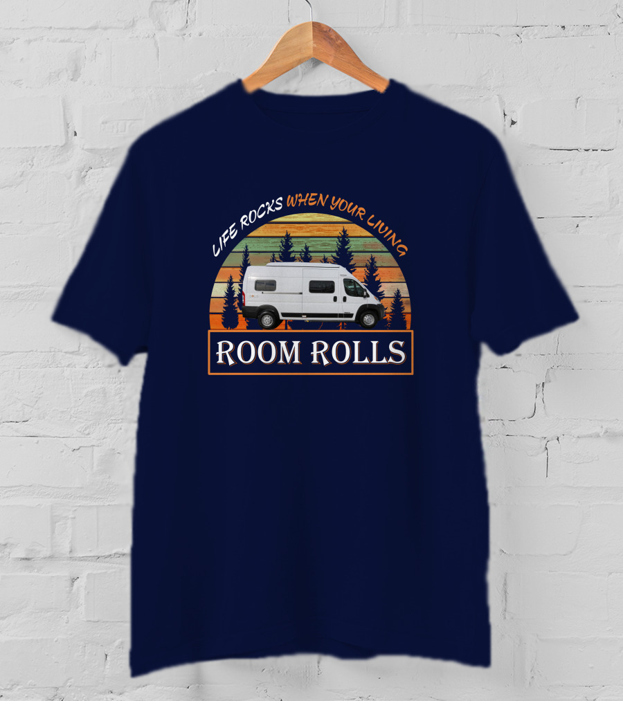 Life Rocks When Your Living Room Rolls Winnebago Solis 59P T-Shirt