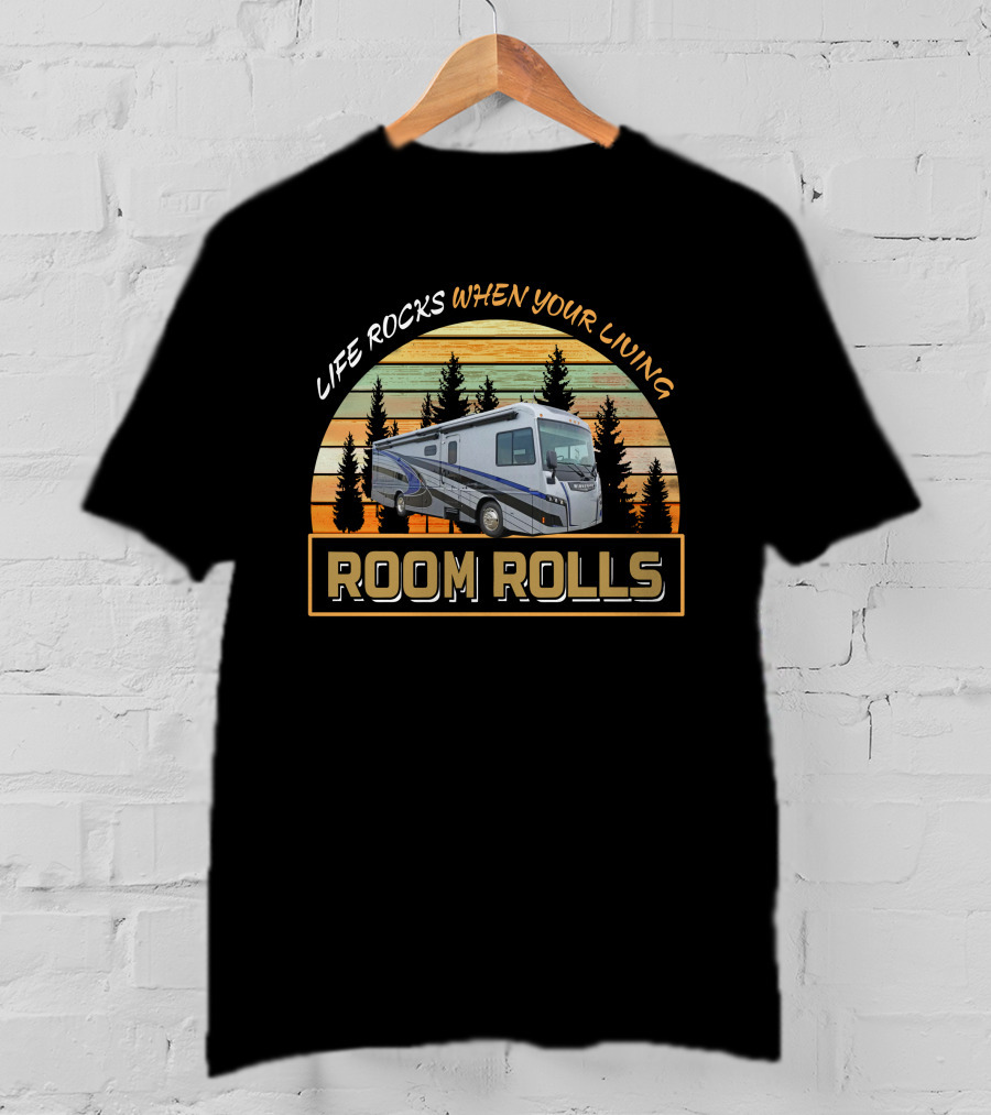Life Rocks When Your Living Room Rolls Winnebago FOZA 34T T-Shirt