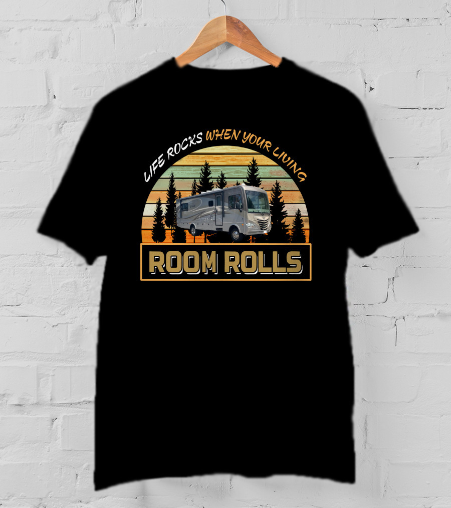 Life Rocks When Your Living Room Rolls Fleetwood Storm 28MS T-Shirt