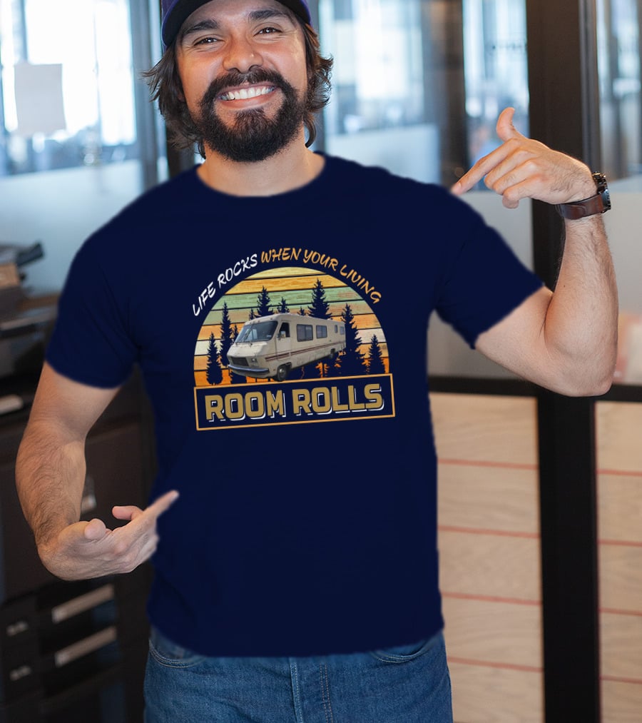 LIFE ROCKS WHEN YOUR LIVING ROOM ROLLS Vintage Pace Arrow T-Shirt