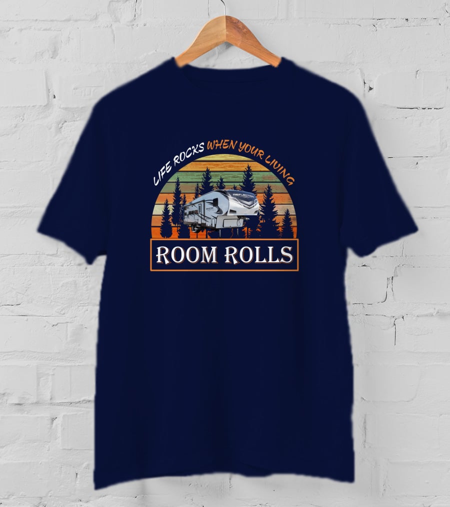 Life Rocks When Your Living Room Rolls Reflection 28Bh T-Shirt