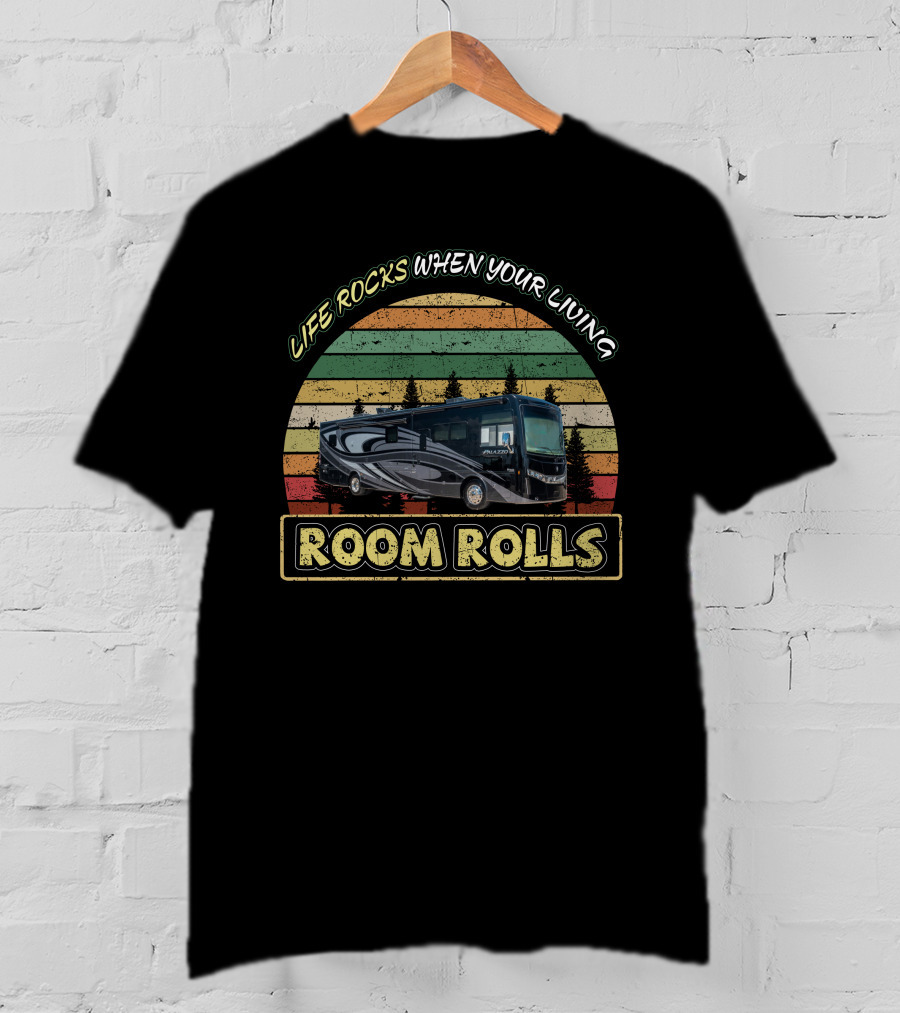 Life Rocks When Your Living Room Rolls Palazzo 37.4 T-Shirt