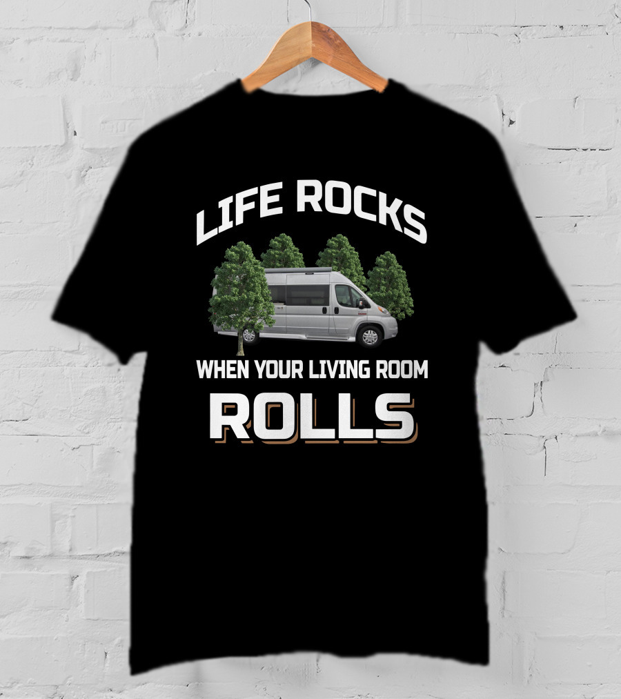 Life Rocks When Your Living Room Rolls Pleasure-Way Lexor T-Shirt