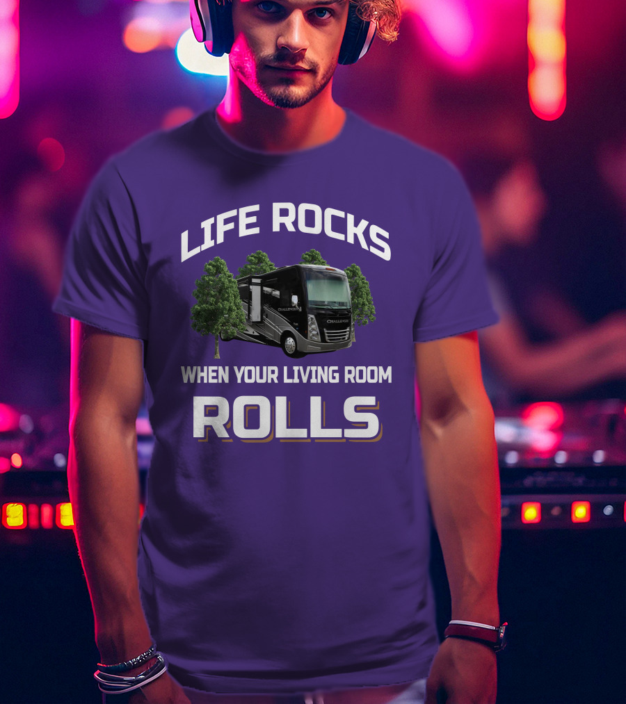 Life Rocks When Your Living Room Rolls Thor Challenger T-Shirt