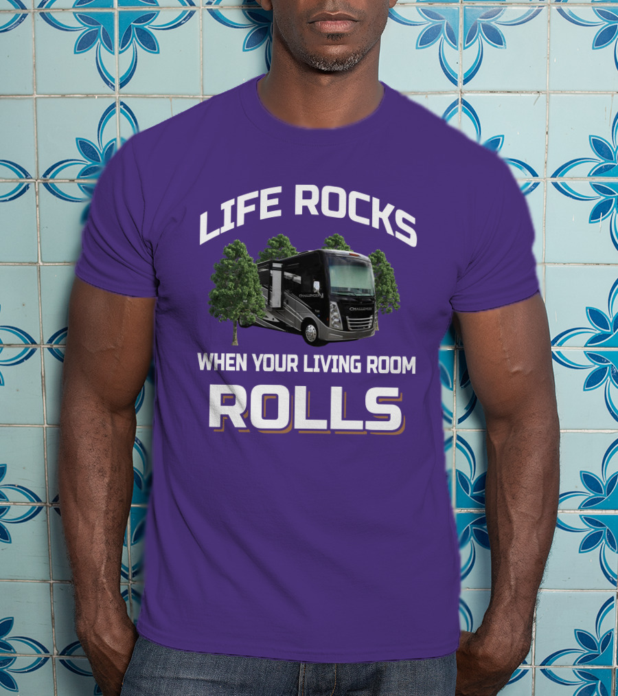 Life Rocks When Your Living Room Rolls Thor Challenger T-Shirt