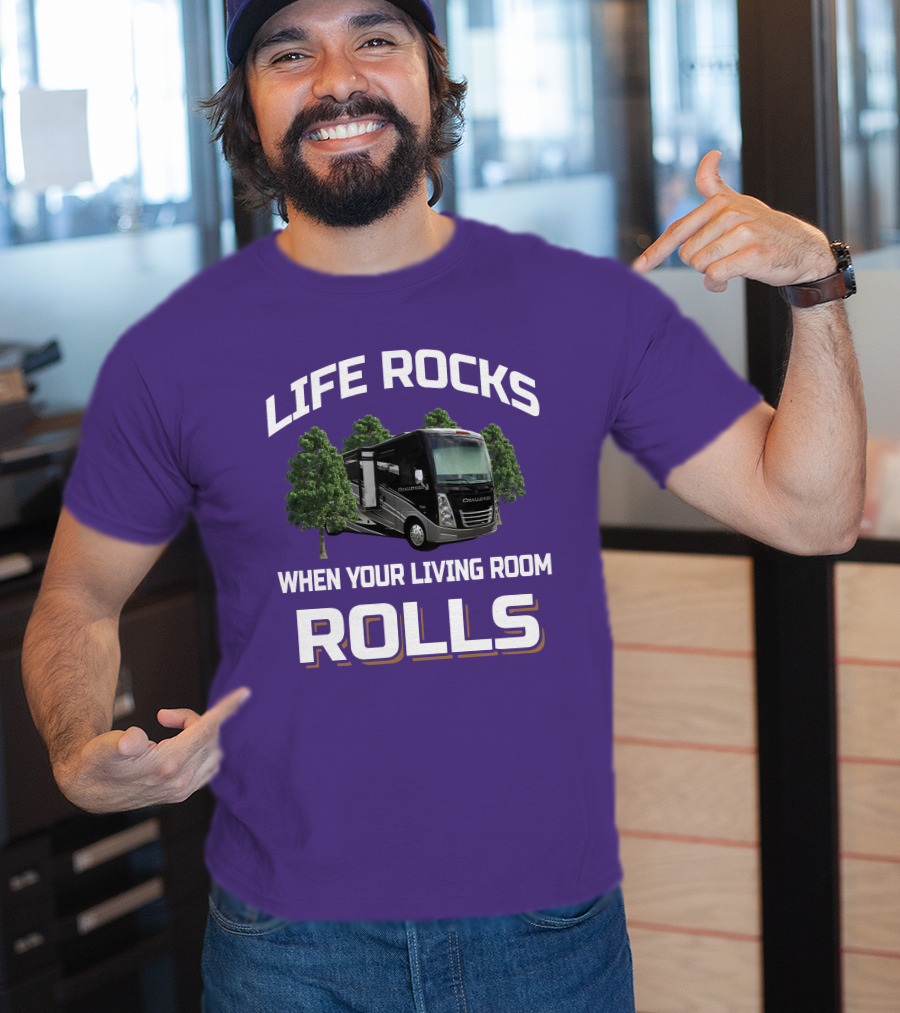 Life Rocks When Your Living Room Rolls Thor Challenger T-Shirt
