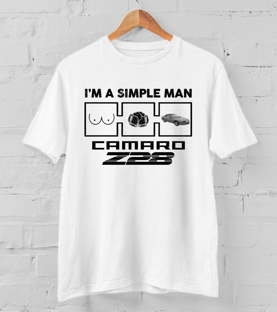 I'm A Simple Man Camaro Z28 1994 T-Shirt