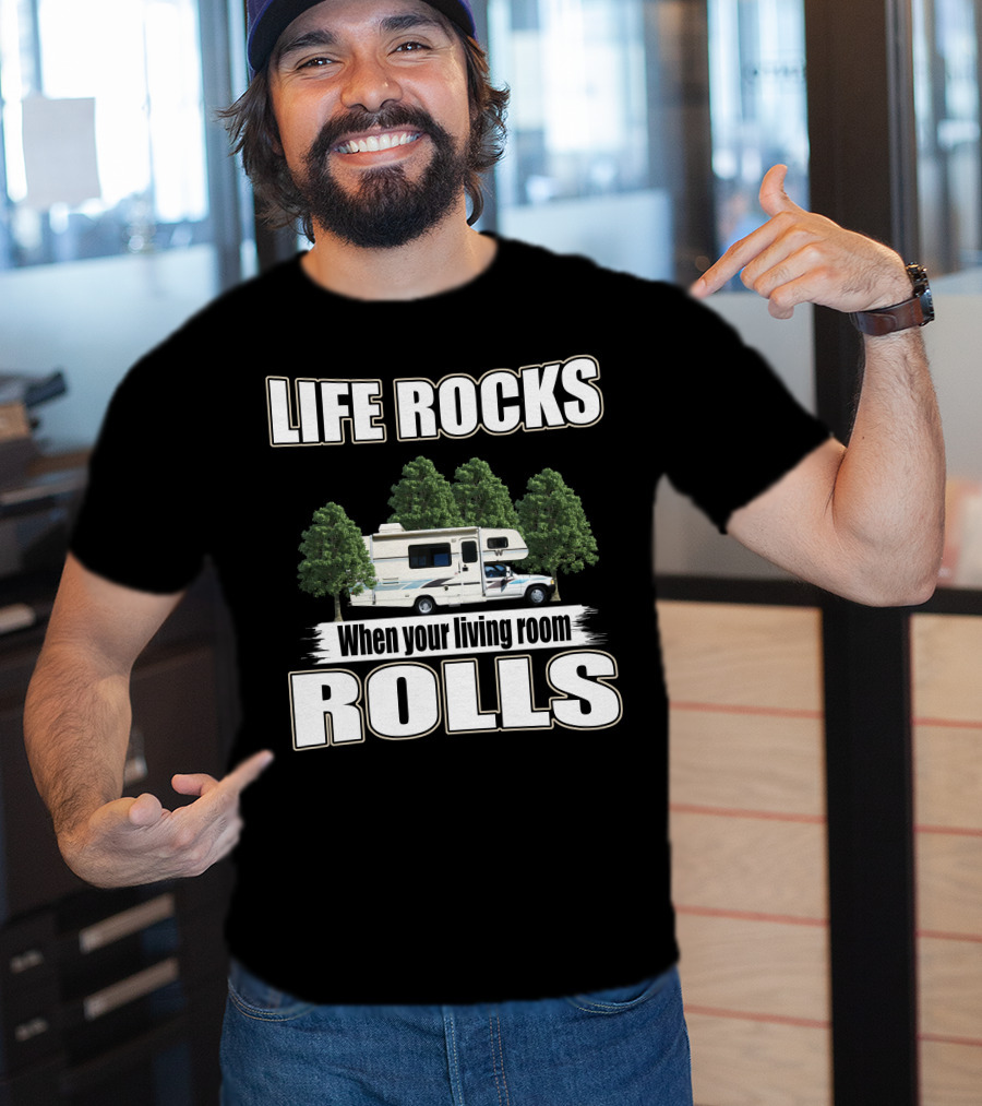 LIFE ROCKS When Your Living Room ROLLS Toyota Warrior 1991 T-Shirt