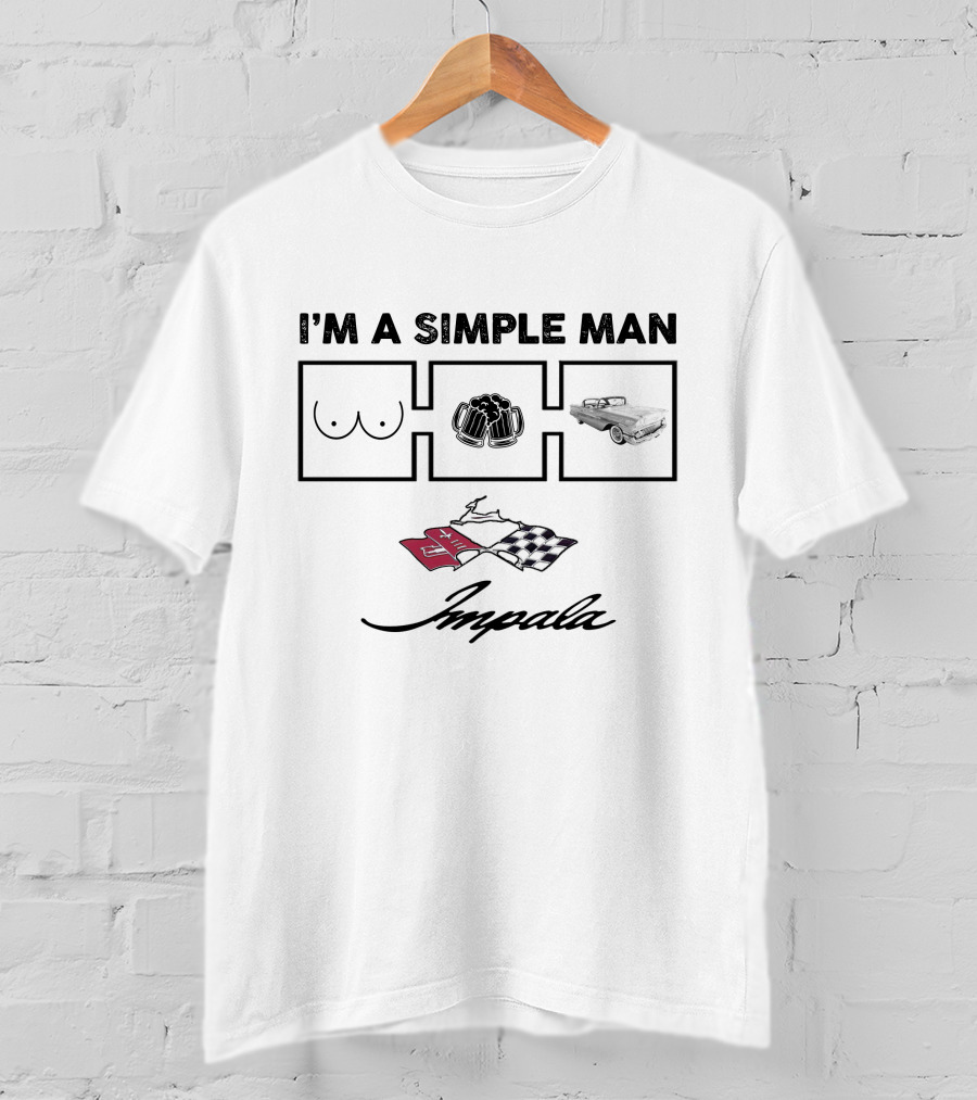 I'm A Simple Man 1958 Impala T-Shirt
