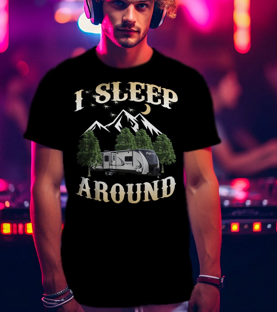 I Sleep Around Grand Design Reflection 315 RLTS Mountain And Trees T-Shirt