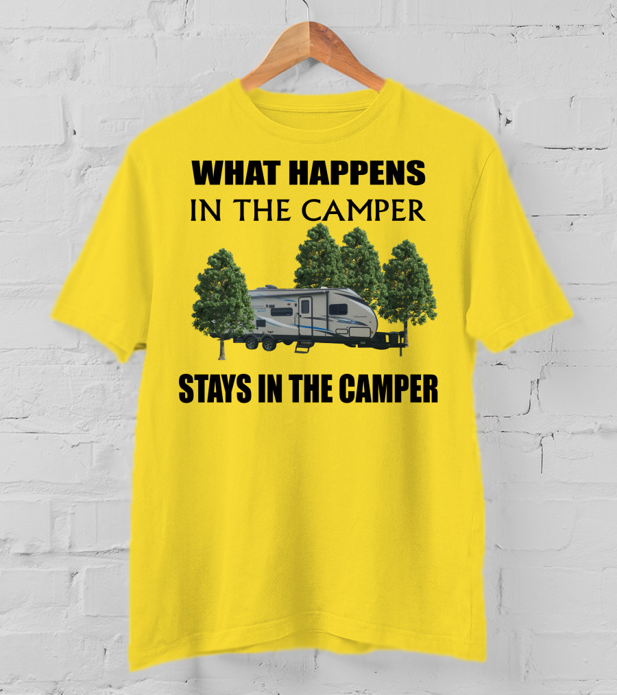 What Happens In The Camper Stays In The Camper Coachman 184 BHS T-Shirt
