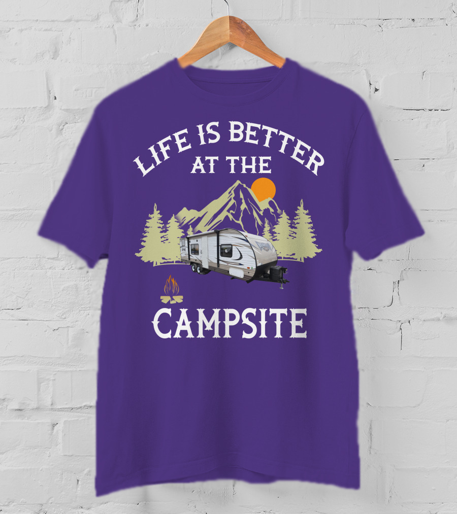 Life Is Better At The Campsite Forest River Wildwood X Lite 261BHXL T-Shirt