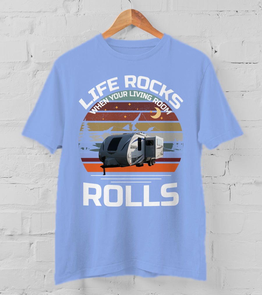 Lance Campers Home Is Where You Park It Retro Camper Adventure T-Shirt