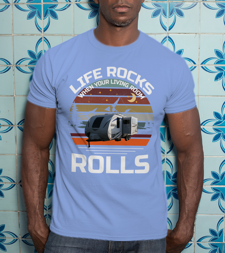 Lance Campers Home Is Where You Park It Retro Camper Adventure T-Shirt