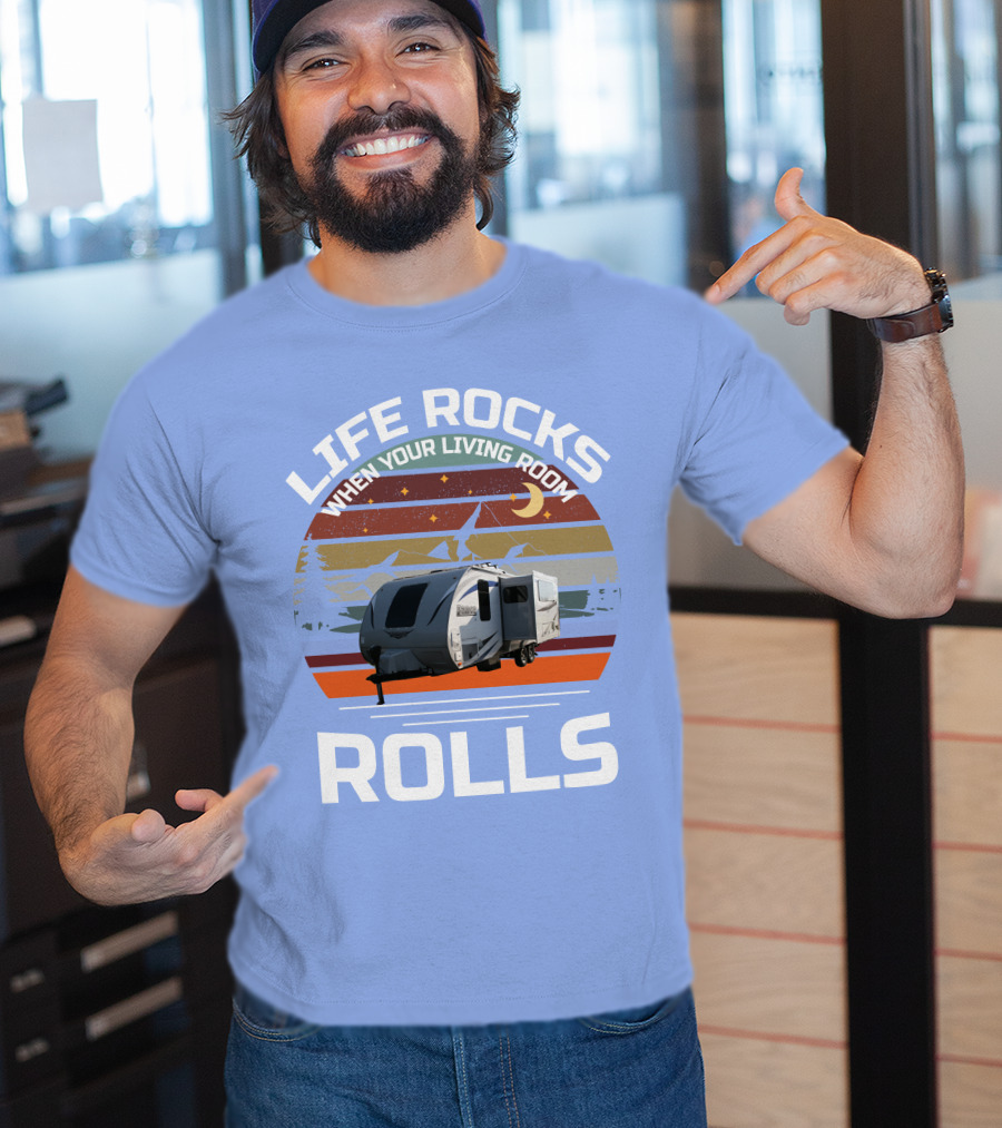 Lance Campers Home Is Where You Park It Retro Camper Adventure T-Shirt