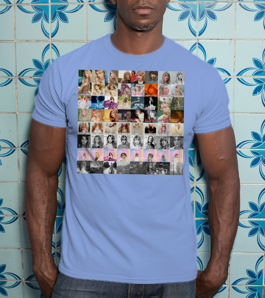 Taylor Swift Album Covers Through Each Era's T-Shirt