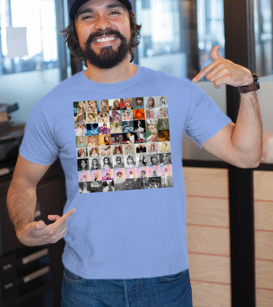 Taylor Swift Album Covers Through Each Era's T-Shirt