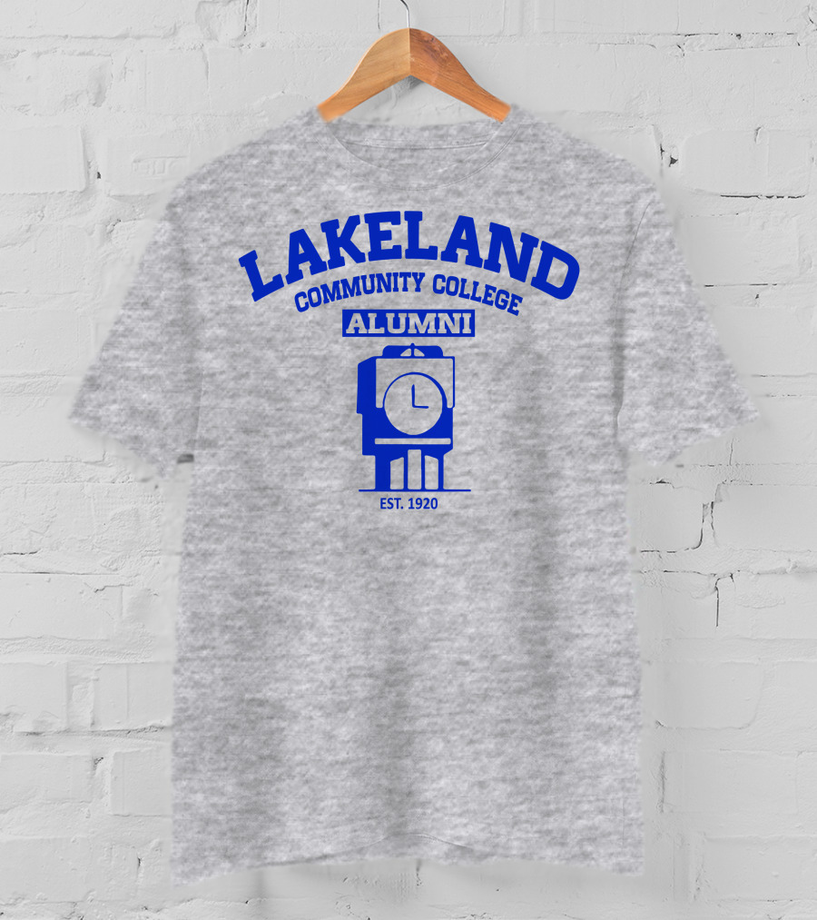 Lakeland Community College Alumni Est. 1920 Clock Tower T-Shirt