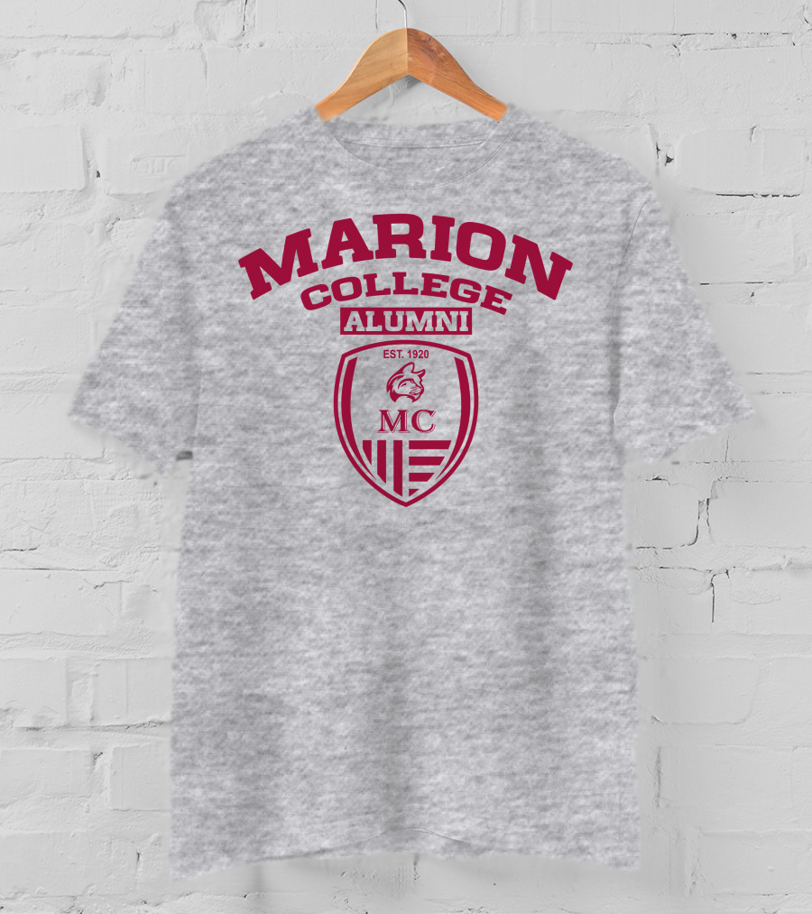 Marion College Alumni Est. 1920 MC Shield T-Shirt