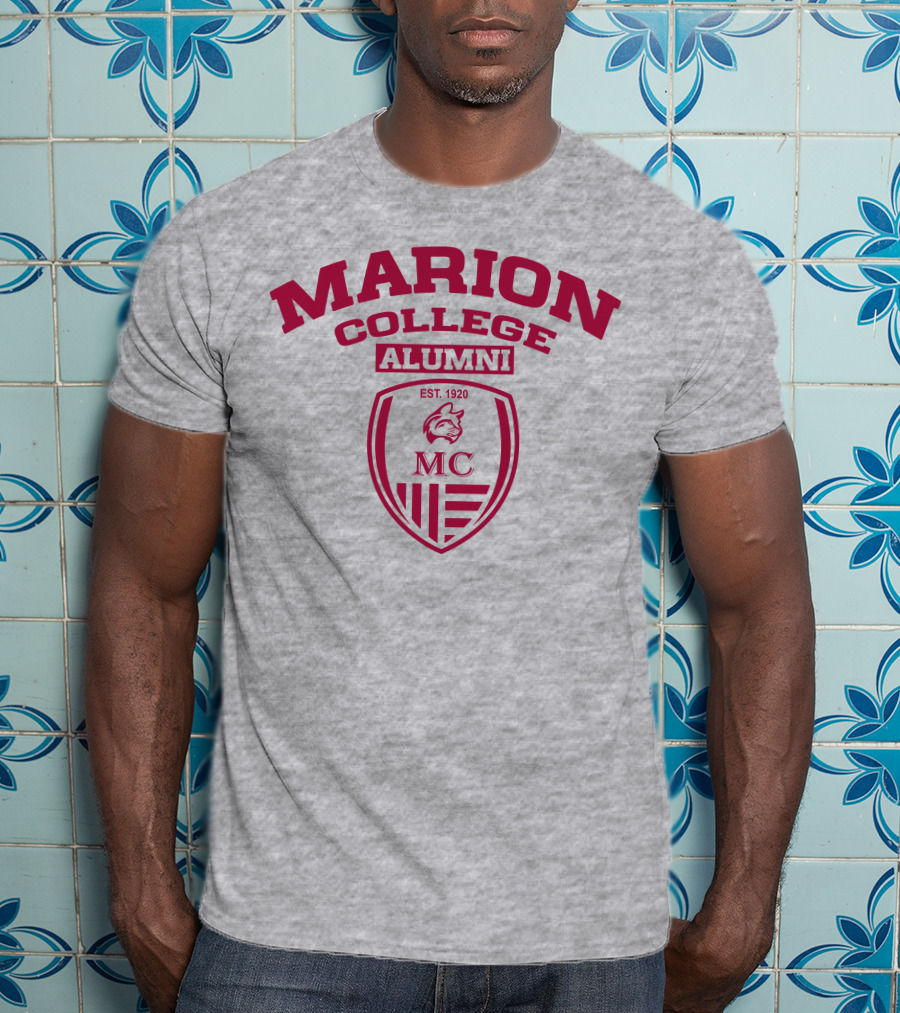 Marion College Alumni Est. 1920 MC Shield T-Shirt