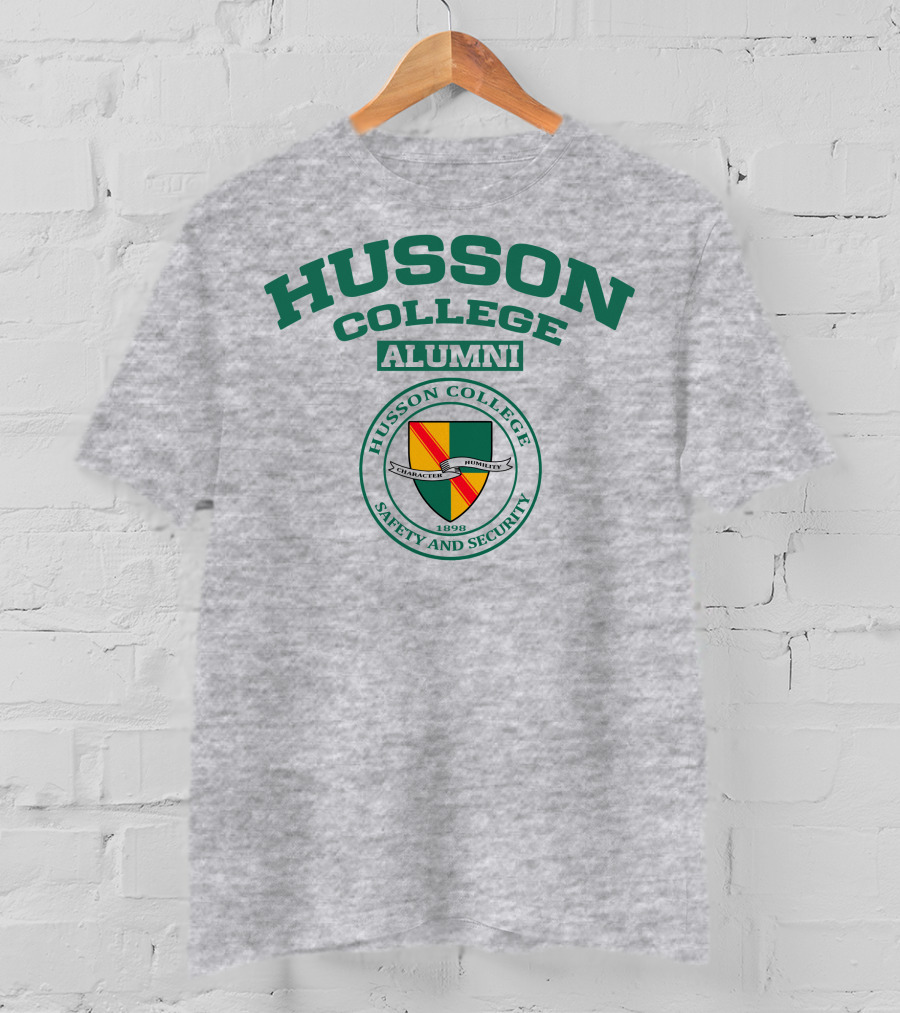 Husson College Alumni Safety And Security 1898 Character Humility T-Shirt