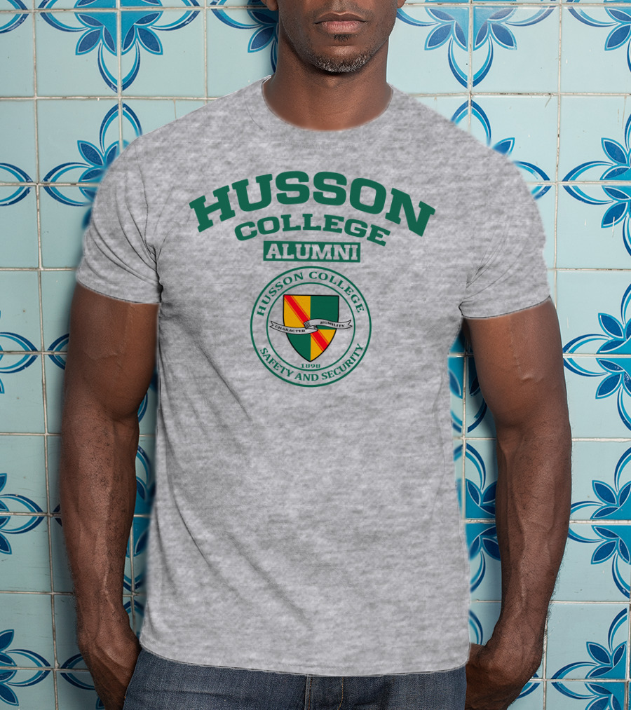 Husson College Alumni Safety And Security 1898 Character Humility T-Shirt