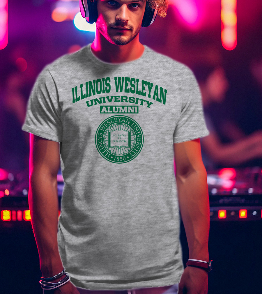 Illinois Wesleyan University Alumni Scientia Et Sapientia Seal 1850 T-Shirt