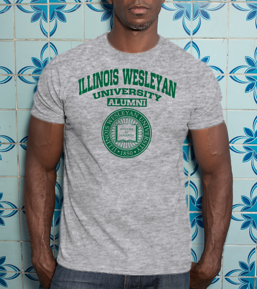 Illinois Wesleyan University Alumni Scientia Et Sapientia Seal 1850 T-Shirt