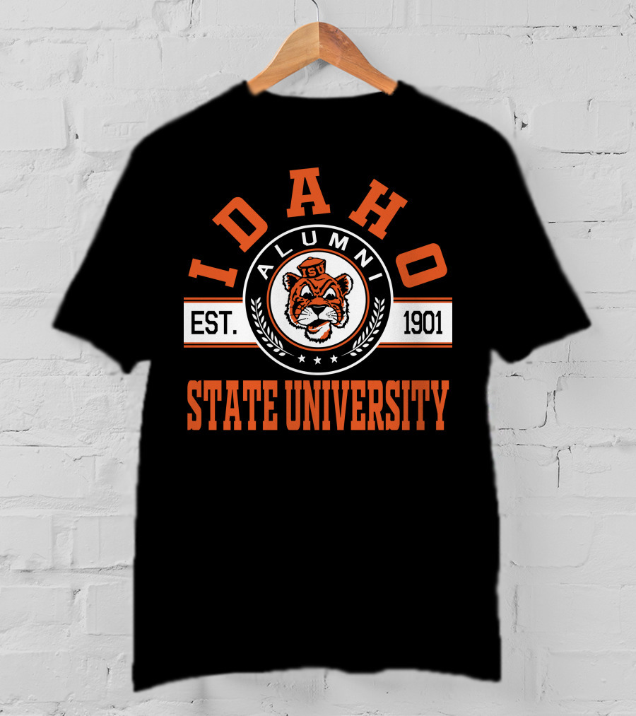 Idaho State University Alumni EST 1901 Tiger Logo ISU T-Shirt