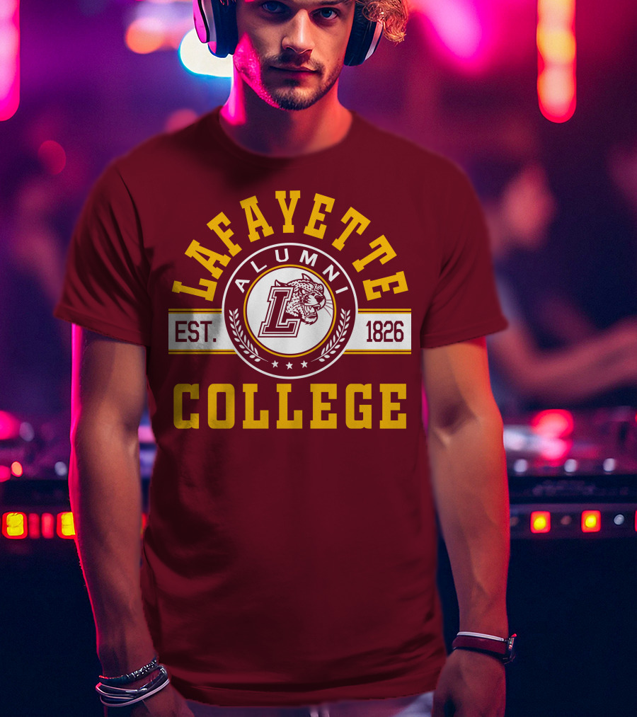 Lafayette College Alumni Est. 1826 Leopard T-Shirt