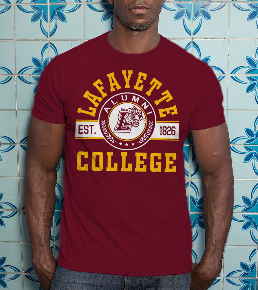 Lafayette College Alumni Est. 1826 Leopard T-Shirt
