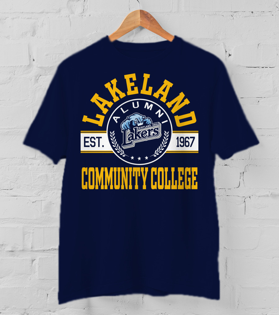 Lakeland Community College Alumni Lakers Kirtland Ohio Est. 1967 T-Shirt
