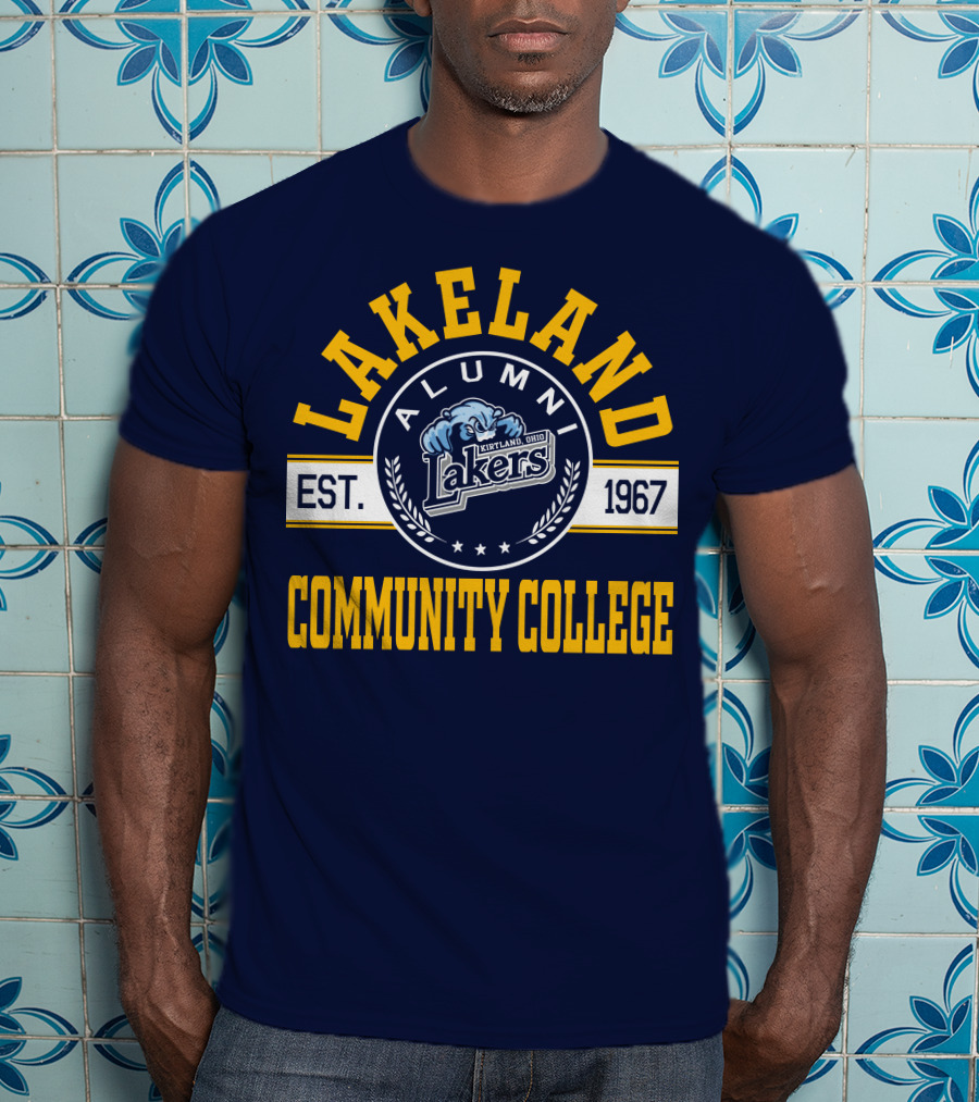 Lakeland Community College Alumni Lakers Kirtland Ohio Est. 1967 T-Shirt
