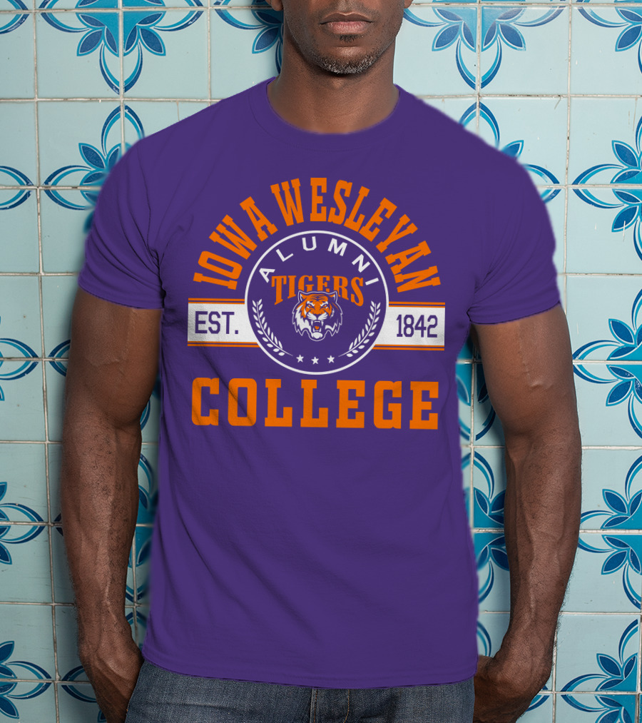 Iowa Wesleyan College Alumni Tigers Est. 1842 T-Shirt
