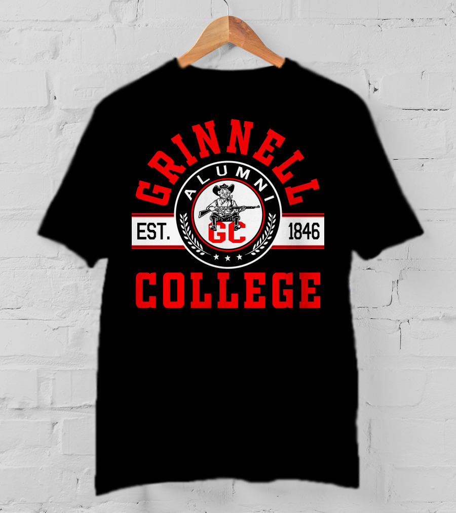 Grinnell College Alumni Est. 1846 GC T-Shirt