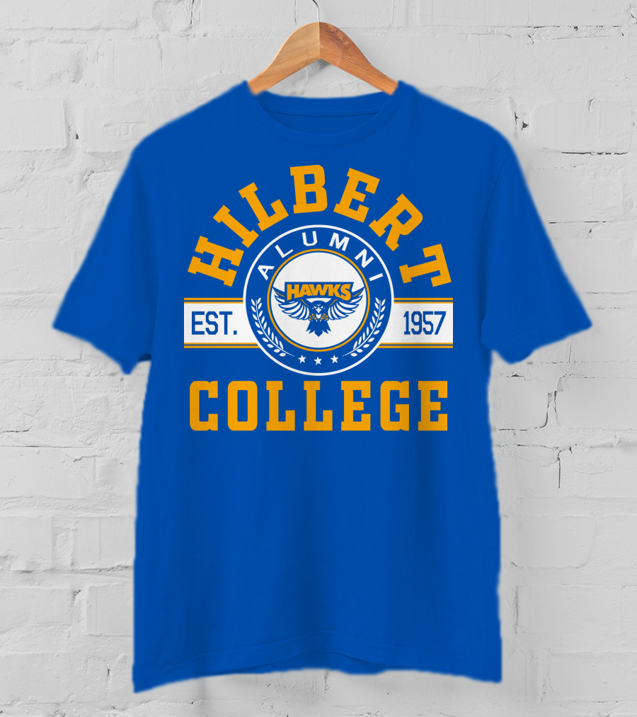 Hawks Hilbert College Alumni Est. 1957 T-Shirt