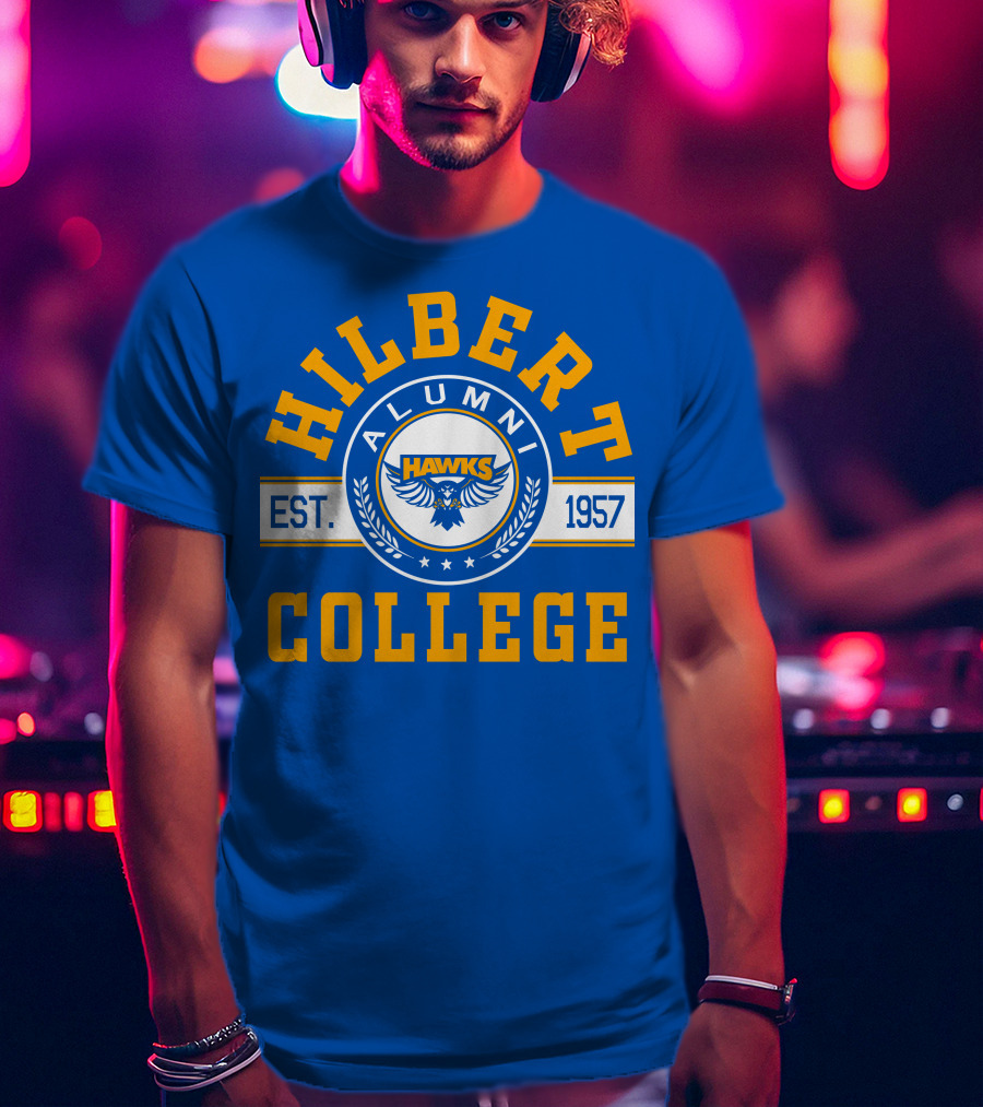 Hawks Hilbert College Alumni Est. 1957 T-Shirt
