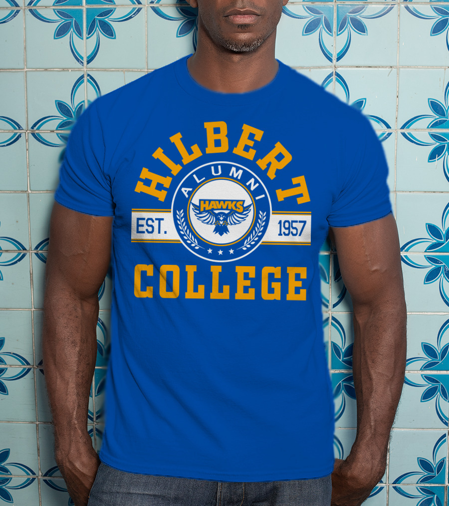 Hawks Hilbert College Alumni Est. 1957 T-Shirt