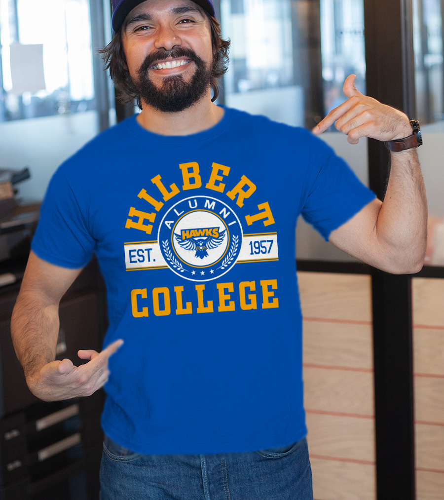 Hawks Hilbert College Alumni Est. 1957 T-Shirt