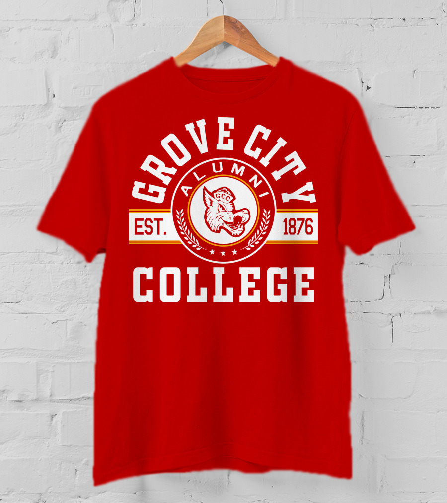 Grove City College Alumni Est. 1876 GCC T-Shirt