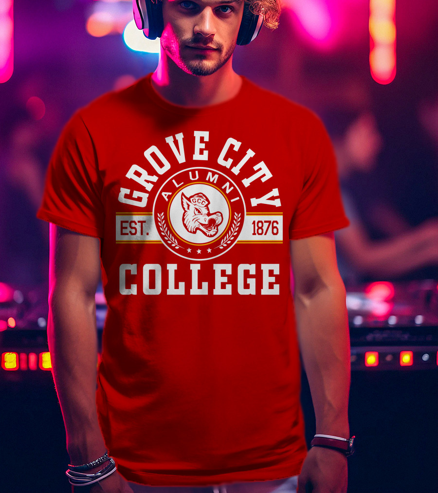 Grove City College Alumni Est. 1876 GCC T-Shirt