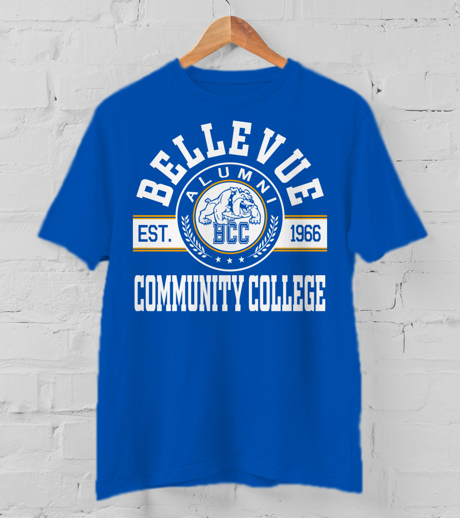 Bellevue Community College Alumni Est. 1966 BCC Bulldog T-Shirt