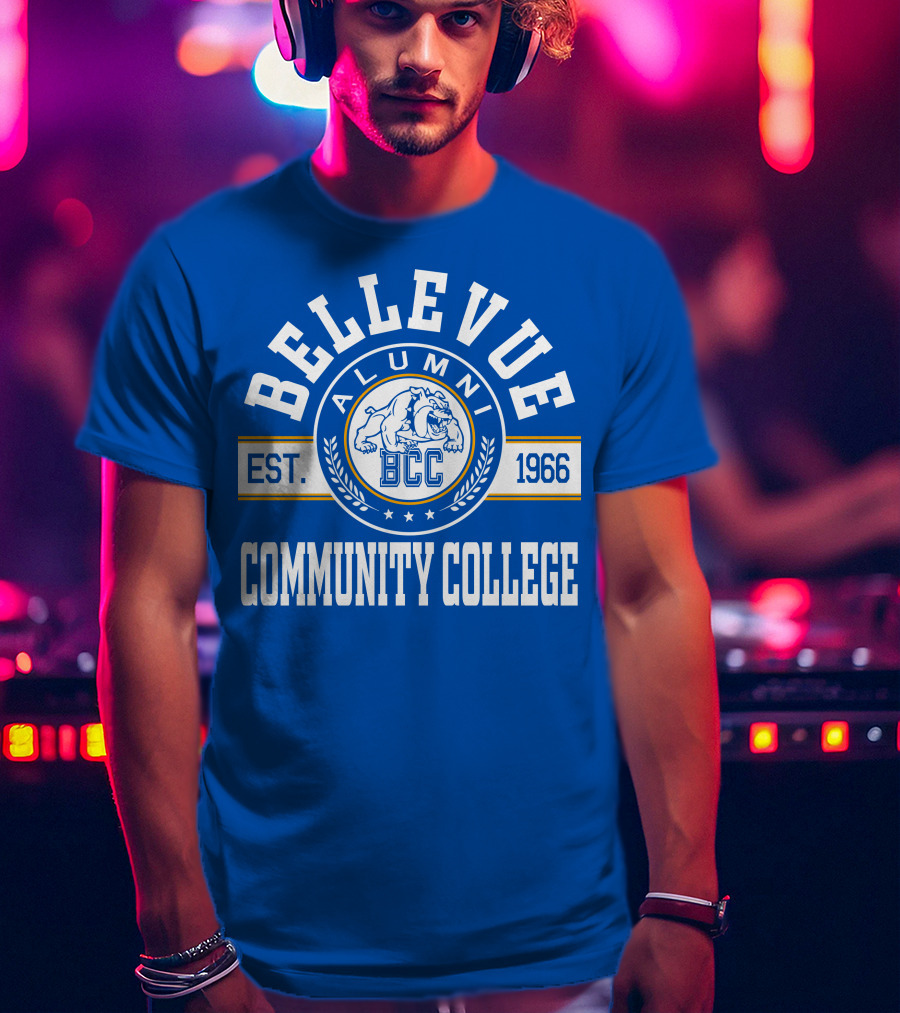 Bellevue Community College Alumni Est. 1966 BCC Bulldog T-Shirt
