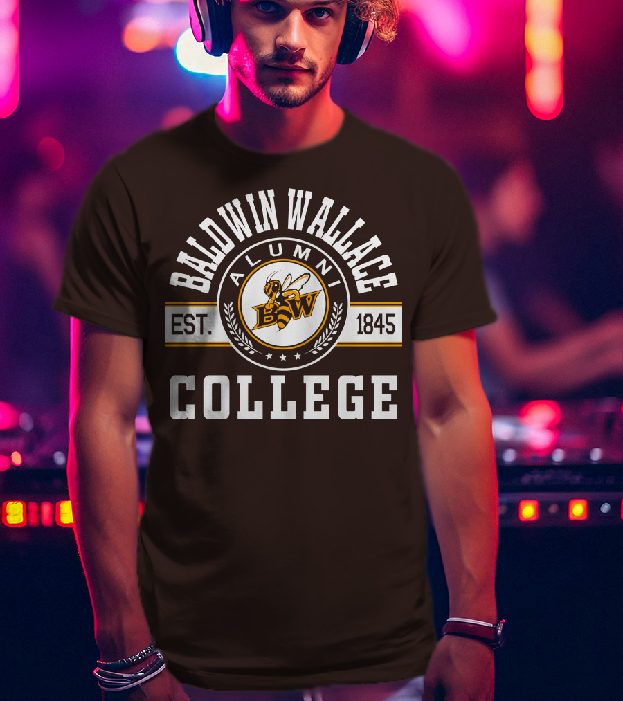 Baldwin Wallace College Alumni Est. 1845 Bee T-Shirt