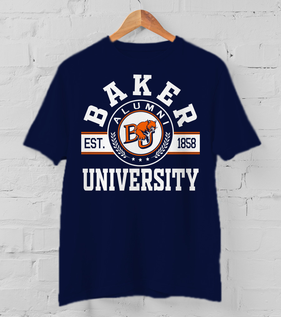Baker University Alumni BJ Est. 1858 T-Shirt