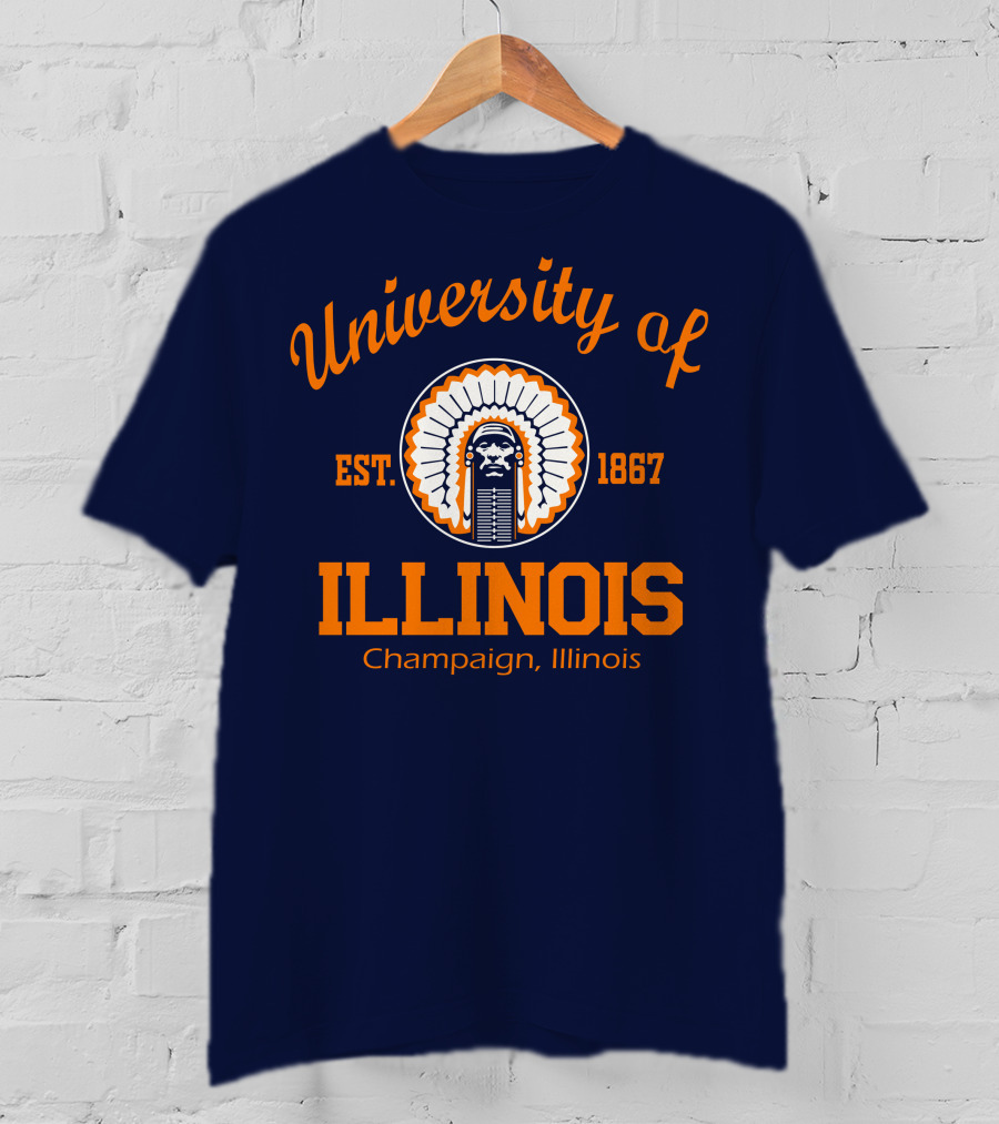 University Of Illinois Est. 1867 Champaign Illinois T-Shirt