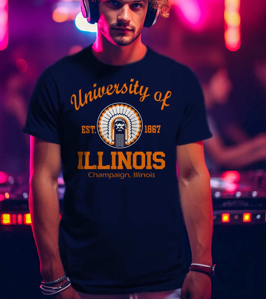 University Of Illinois Est. 1867 Champaign Illinois T-Shirt