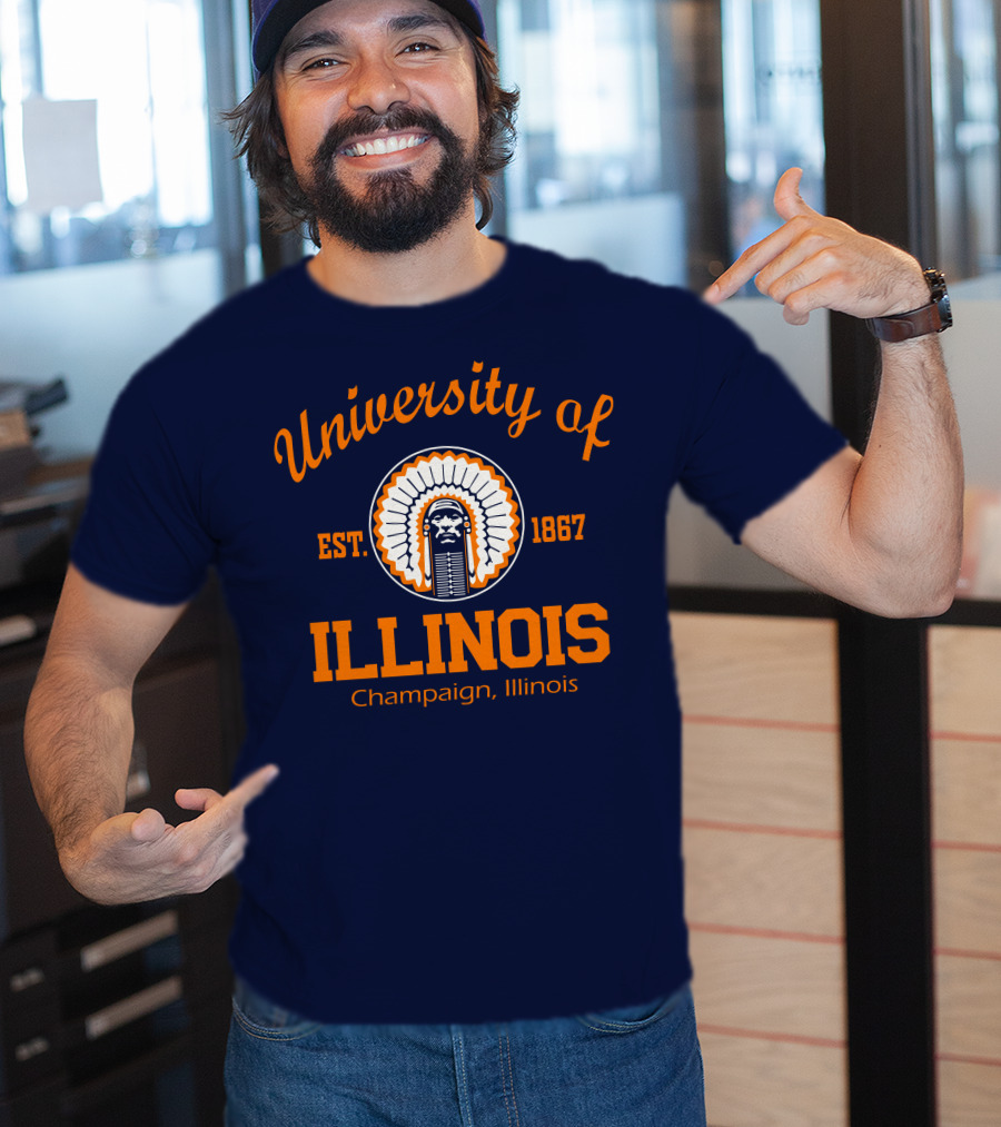 University Of Illinois Est. 1867 Champaign Illinois T-Shirt