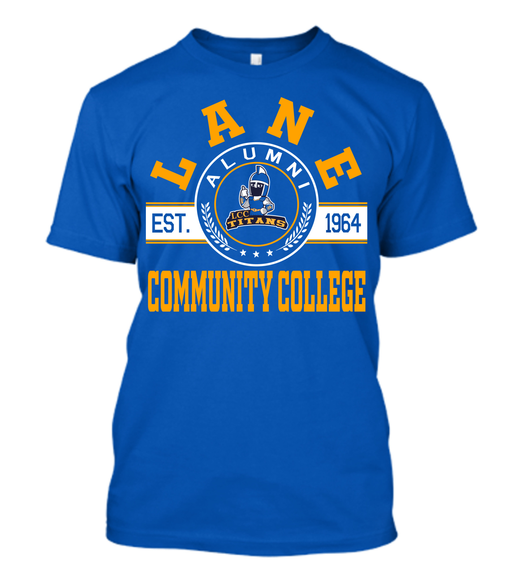 Lane Community College Alumni EST 1964 LCC Titans T-Shirt